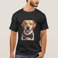 Labrador Retriever Chien portant la Cravate du cou