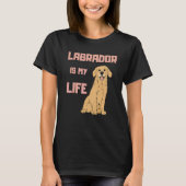 T-shirt Labrador Retriever Chien Pour Lab Maman Et Lab Pap (Devant)