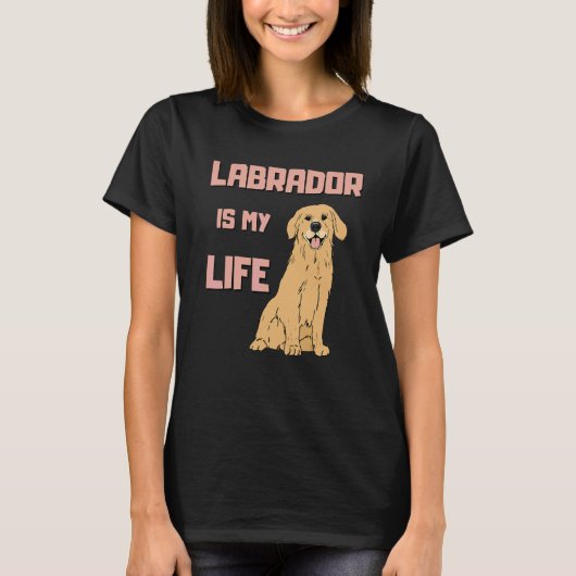 T-shirt Labrador Retriever Chien Pour Lab Maman Et Lab Pap (Devant)