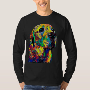 T-shirt Labrador Retriever Chien race Head Animal de compa
