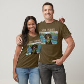 T-SHIRT LABRADOR RETRIEVER CHOCOLAT (Unisexe)