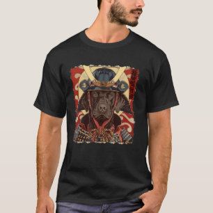 T-shirt Labrador Retriever Chocolat Labradors Art Japonais