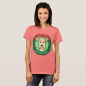T-shirt Labrador Retriever Christmas (Devant entier)