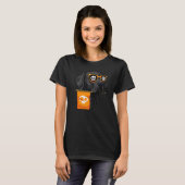 T-shirt Labrador Retriever dans lunettes de soleil Lazy Ha (Devant entier)