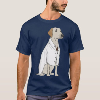 T-shirt Labrador Retriever de laboratoire scientifique dan