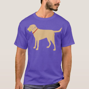 T-shirt Labrador Retriever Fetch, Yellow Lab Play Ball 