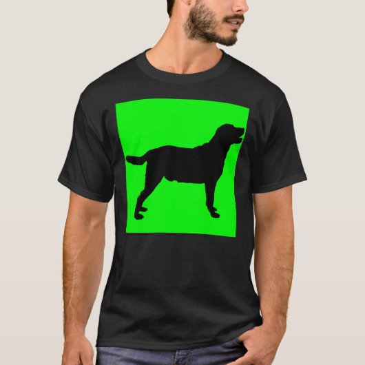 T-shirt Labrador Retriever Green Arrière - plan (Devant)