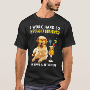 T-shirt Labrador Retriever jaune Lab