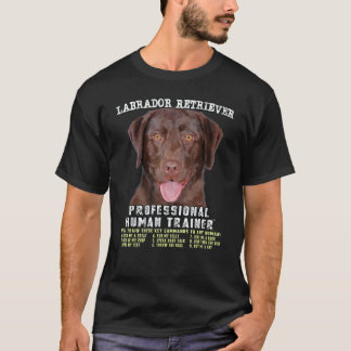 T-shirt Labrador Retriever Lab au Chocolat Professionnel H