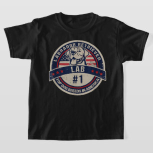 T-shirt Labrador Retriever Lab Chien de race Cadeau