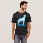 T-shirt Labrador Retriever Lab Paint Sashes (Devant entier)