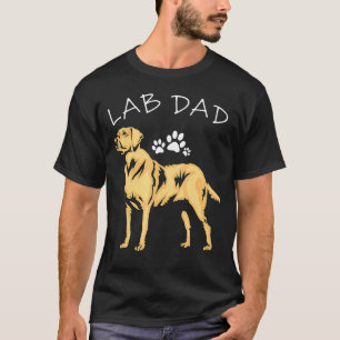 T-shirt Labrador Retriever Lab Papa Chiens Animaux Père