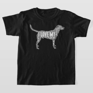 T-shirt Labrador Retriever Love Black Labrador Chien