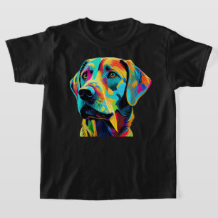 T-shirt Labrador Retriever Lovers Pop Art Labrador Retriev