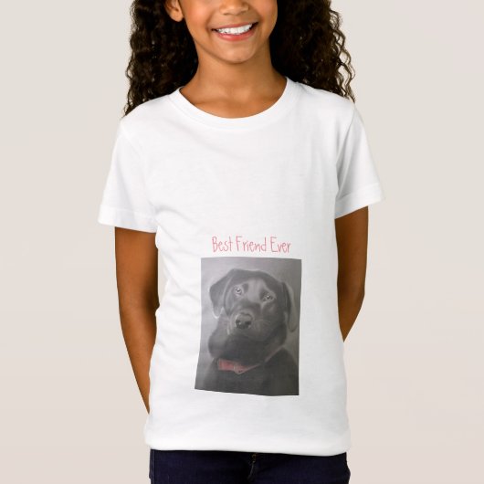 T-Shirt Labrador Retriever Meilleur ami (Devant)