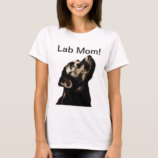 T-shirt Labrador retriever noir impressionnant