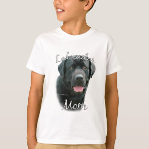 T-shirt Labrador Retriever (noir) Maman 2