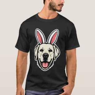 T-shirt Labrador Retriever Oreilles de Lapin Pâques Chien