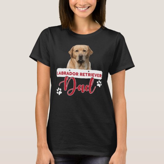 T-shirt Labrador Retriever Papa (Devant)