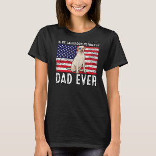 T-shirt Labrador Retriever Papa Usa American Flag Dog Owen