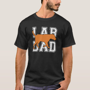 T-shirt Labrador Retriever père renard rouge homme