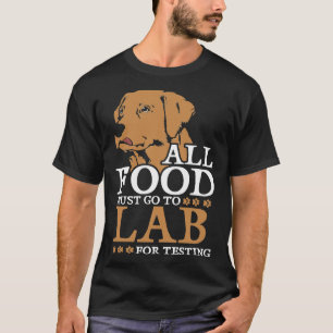 T-shirt Labrador Retriever Pour Les Essais Relaxés