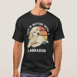 T-shirt Labrador Retriever With Labrador Dog