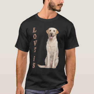 T-shirt Labrador Retriever Women Men Kids White Lab Dog Mo
