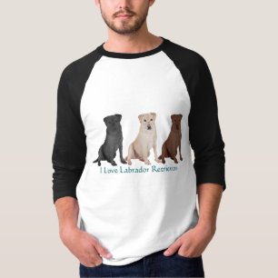T-shirt Labrador Retrievers - 3 couleurs à aimer