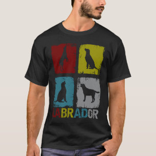 T-shirt Labrador Retro Retriever Cadeau Chien Vintage