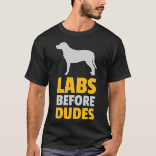 T-shirt Labradors Avant Les Dudes