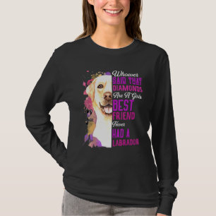 T-shirt Labradors sont la meilleure amie d'une fille Maman