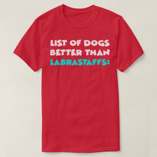 T-shirt Labrastaff 1 (Design devant)