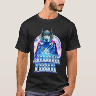 T-shirt Labrathor & Labrador Retriever Jaune Mignon 1