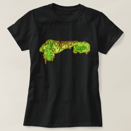 T-shirt L'Absinthe d'Ophelia (Design devant)