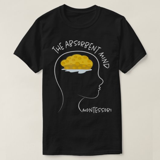T-shirt L'Absorption Montessori (Design devant)