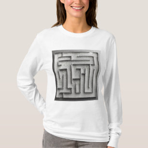 T-shirt Labyrinthe argenté