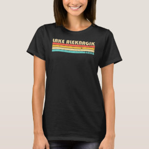 T-shirt Lac Aleknagik Alaska Drôle Pêche Camping Été