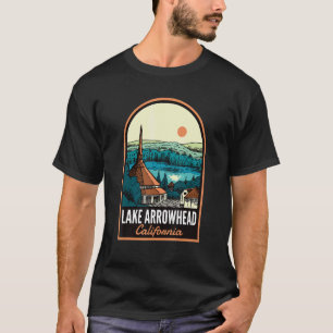 T-shirt Lac Arrowhead Californie Vintage