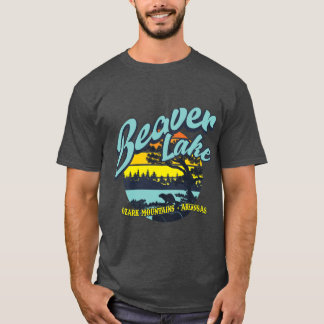 T-shirt Lac Beaver Montagnes Ozark Arkansas Rétro Vintage