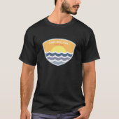 T-shirt Lac Bellaire Michigan MI Sunset Vacances Souvenir (Devant)