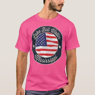 T-shirt Lac Bill Waller - Souvenir du Mississippi patrioti