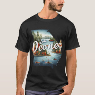 T-shirt Lac Caddo Texas Bayou - Cyprès & Reflets du Marais