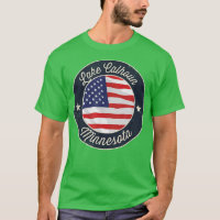 Lac Calhoun - Minnesota patriotique Souvenir T-Shi