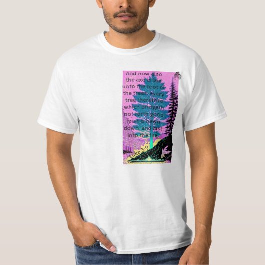 T-shirt Lac de feu 3 - Tête homme (Devant)