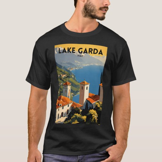 T-shirt Lac de Garde Italie (Devant)