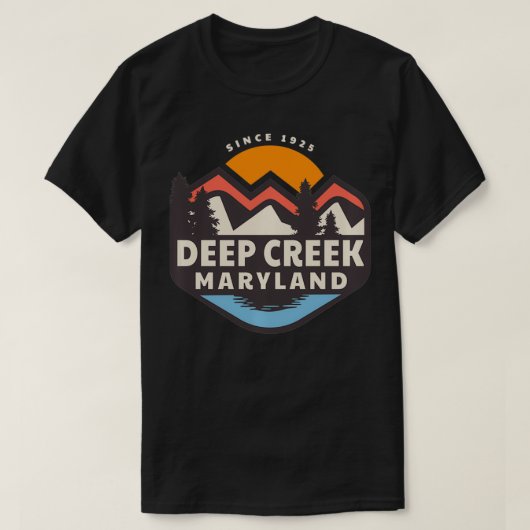 T-shirt Lac Deep Creek (Design devant)