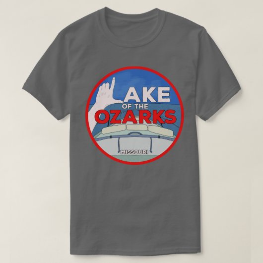 T-shirt Lac des Ozarks 1 (Design devant)