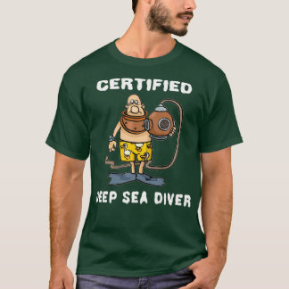 T-shirt Lac Diver blanc certifié