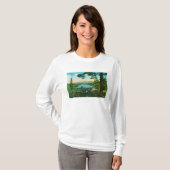 T-shirt Lac Donner, la Californie de Ridge (Devant entier)